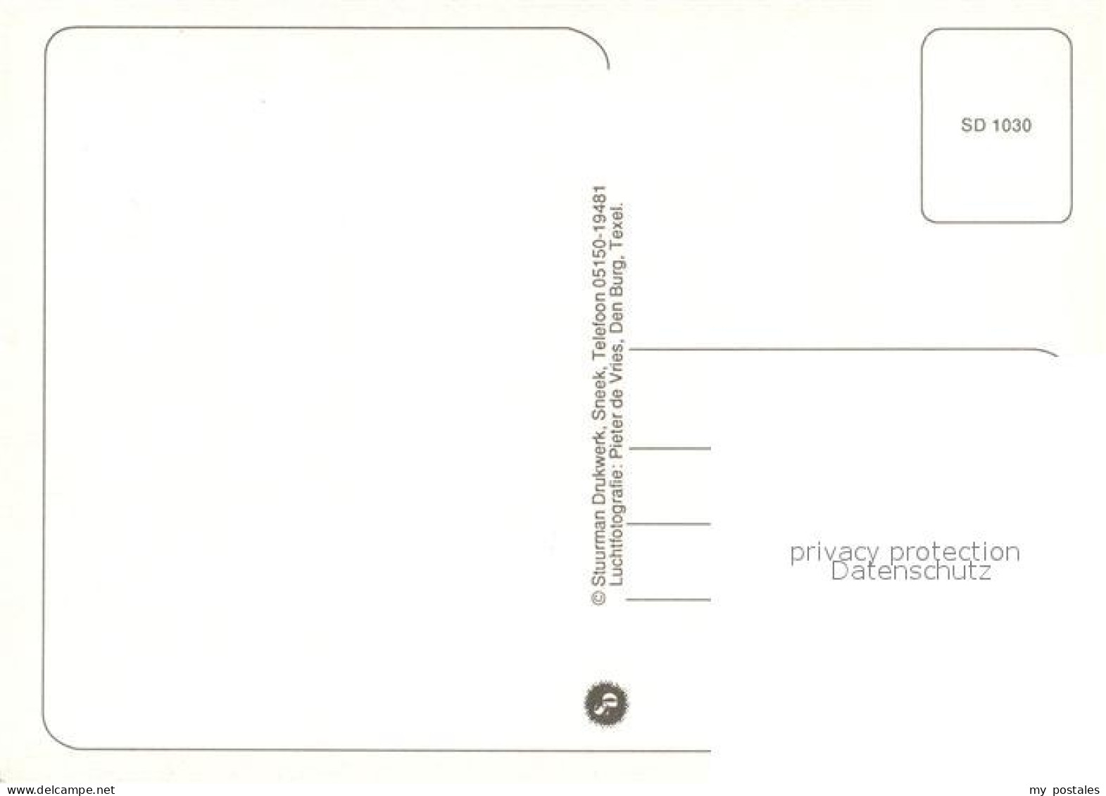 73743080 Oudeschild Texel Fliegeraufnahme  - Sonstige & Ohne Zuordnung