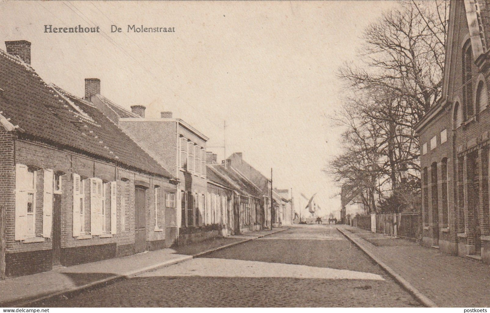 Herenthout, De Molenstraat, 2 Scans - Herenthout