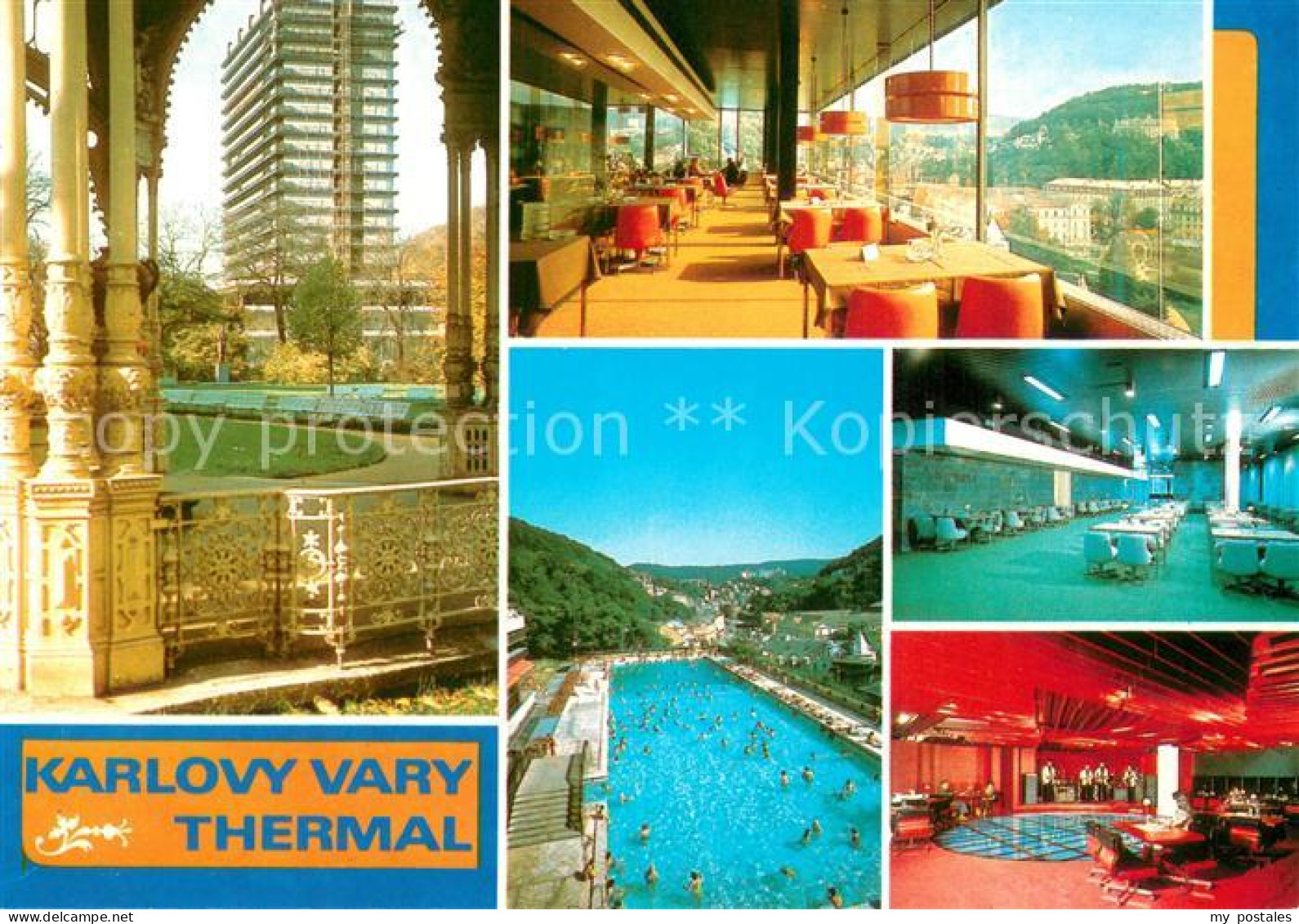 73743062 Karlovy Vary Karlsbad Lazenske Sanatorium Thermal Speisesaal Schwimmbad - Tchéquie