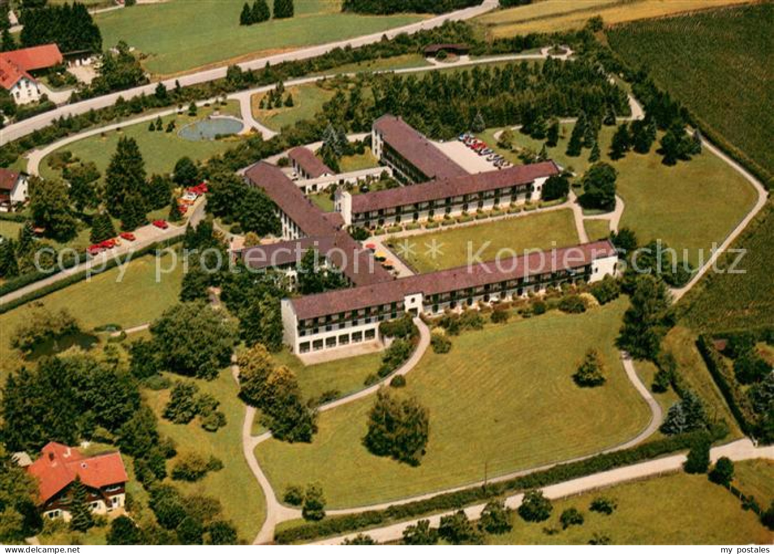 73743033 Soecking Starnberg Kursanatorium Fuer Kriegsblinde Fliegeraufnahme Soec - Starnberg