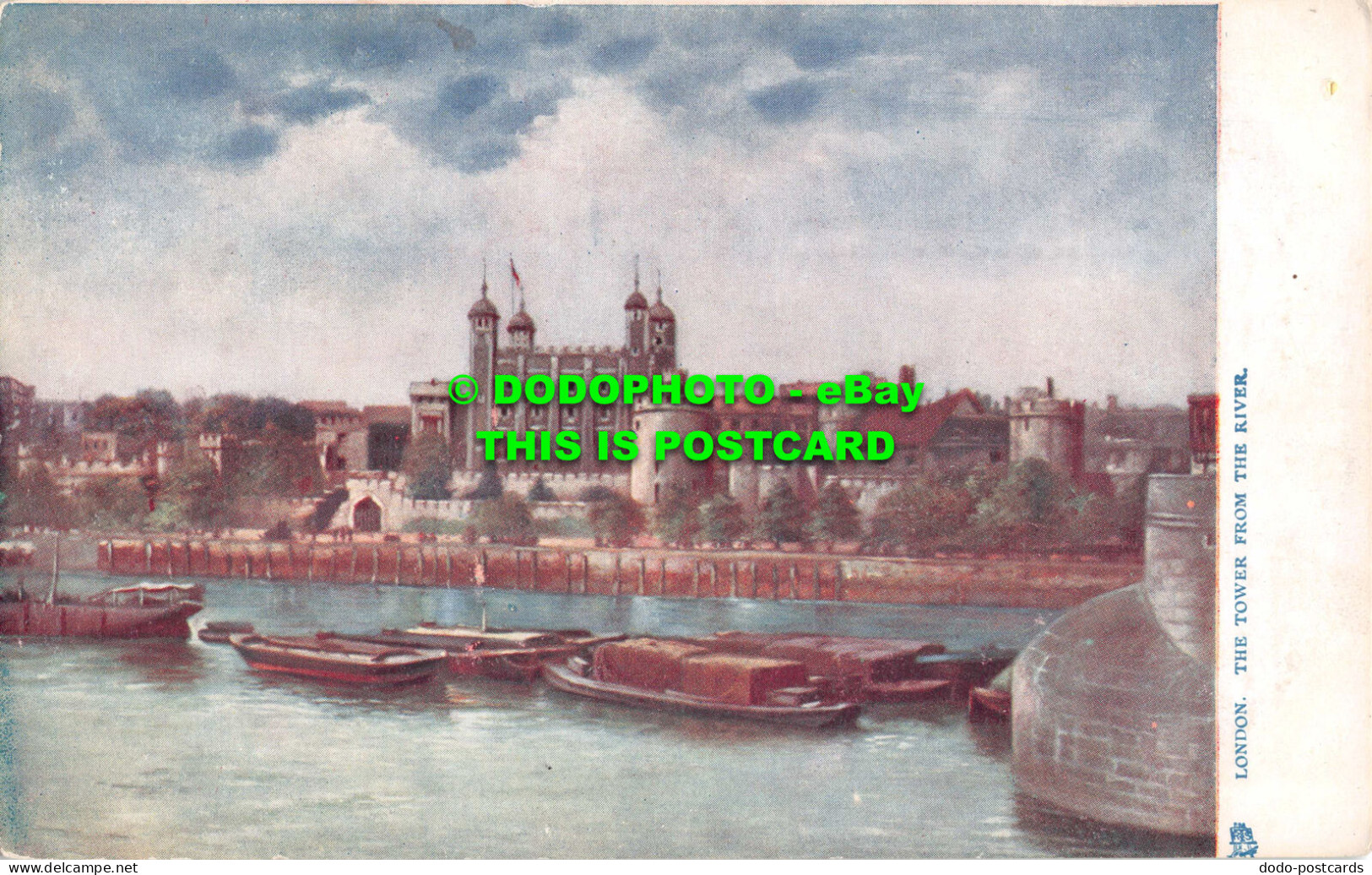 R545913 London. Tower From River. Tuck. Art Series 770 London - Autres & Non Classés