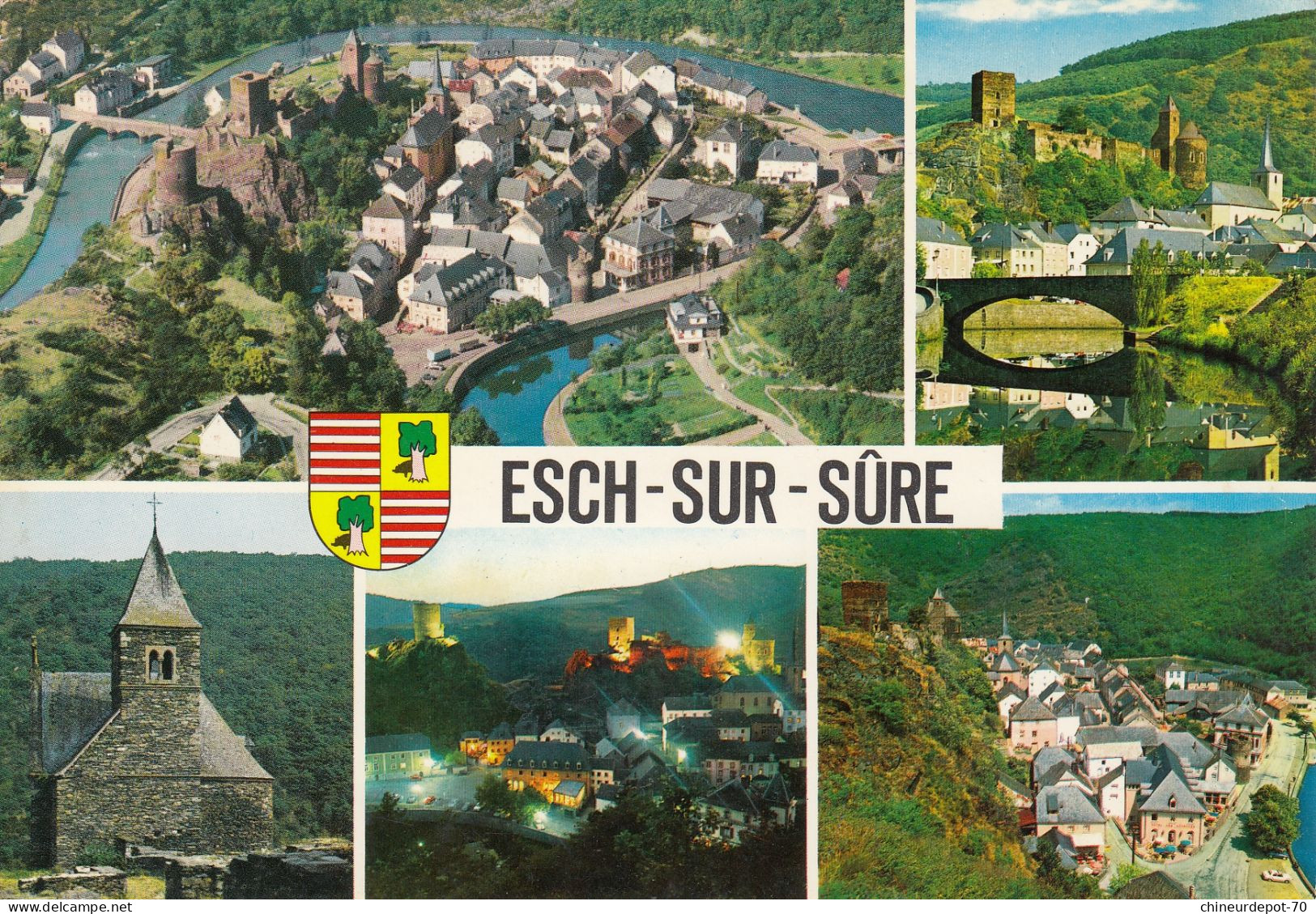 GRAND DUCHE DU LUXEMBOURG   ESCH SUR SURE  MULTIVUE - Esch-sur-Sure