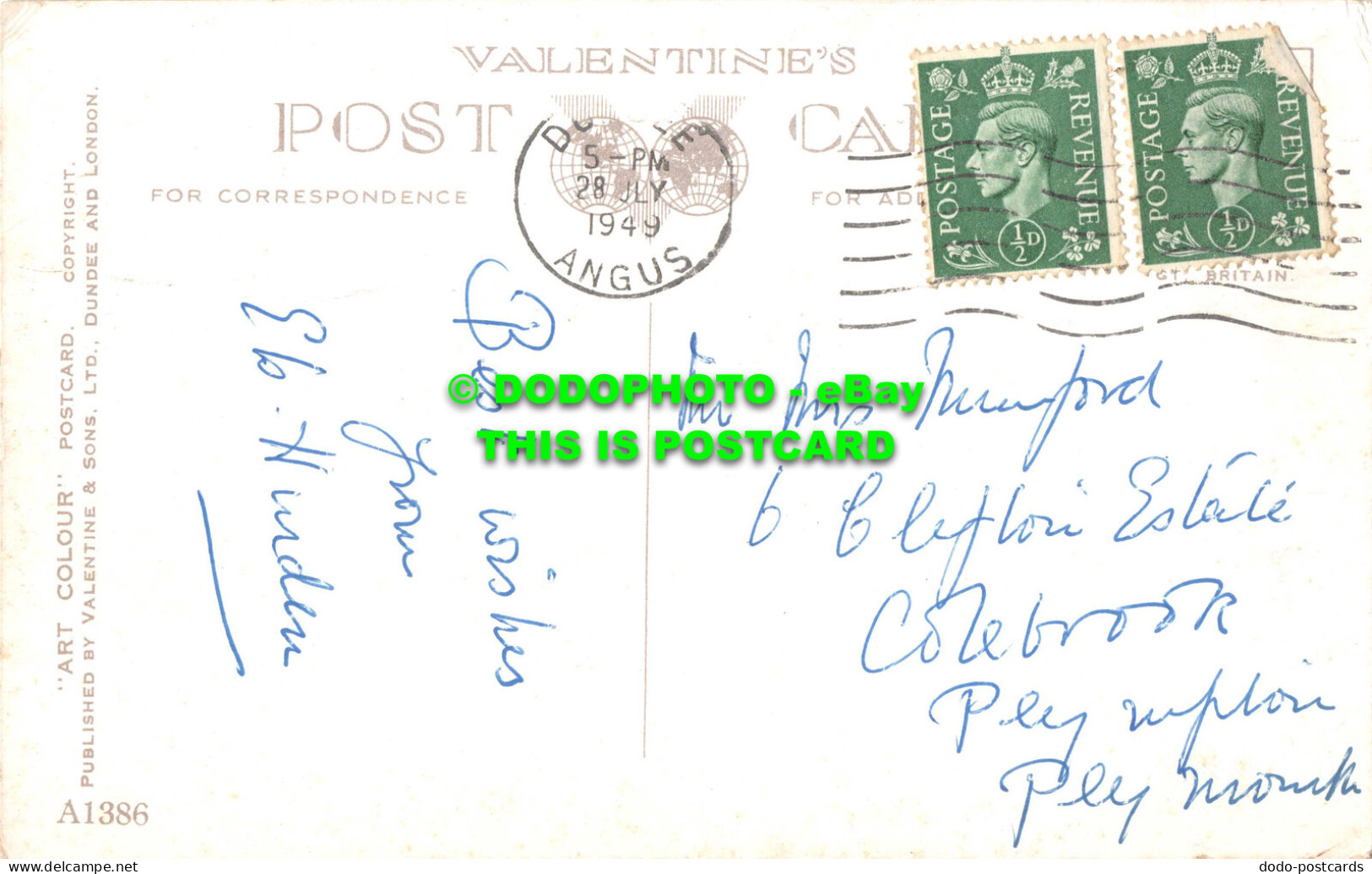 R545641 Mackintosh. Tay Bridge. Dundee. Art Colour Postcard. Valentines. A1386. - World