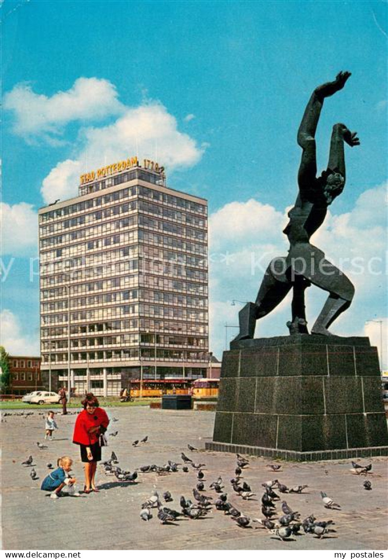 73742873 Rotterdam Monument Mei 1940 Verwoeste Stad O. Zadkine Rotterdam - Sonstige & Ohne Zuordnung