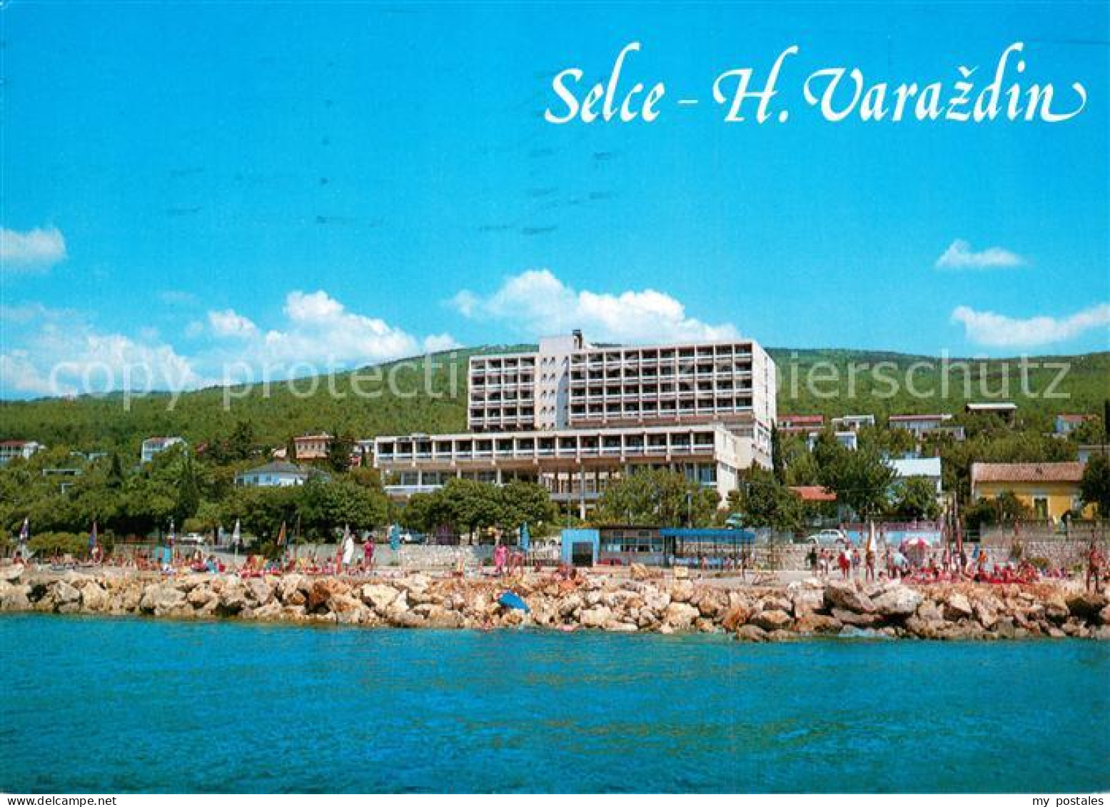 73742871 Selce Crikvenica Hotel Varazdin Ansicht Vom Meer Aus Selce Crikvenica - Croatie