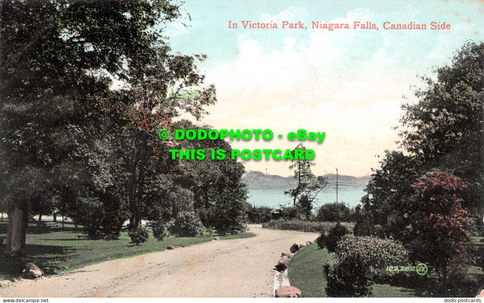 R545646 102262. In Victoria Park. Niagara Falls. Canadian Side. Valentine - World