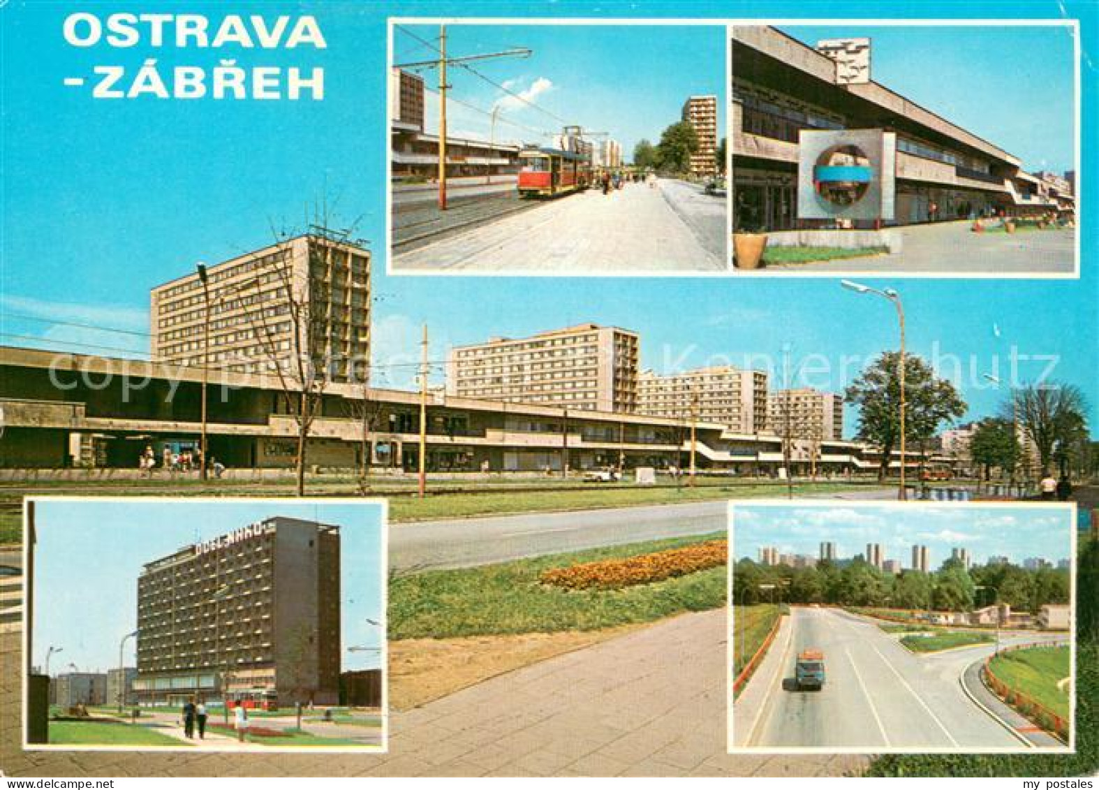 73742847 Ostrava Maehrisch Ostrau Teilansichten Bahnhof Eisenbahn Hotel Einkaufs - Tchéquie