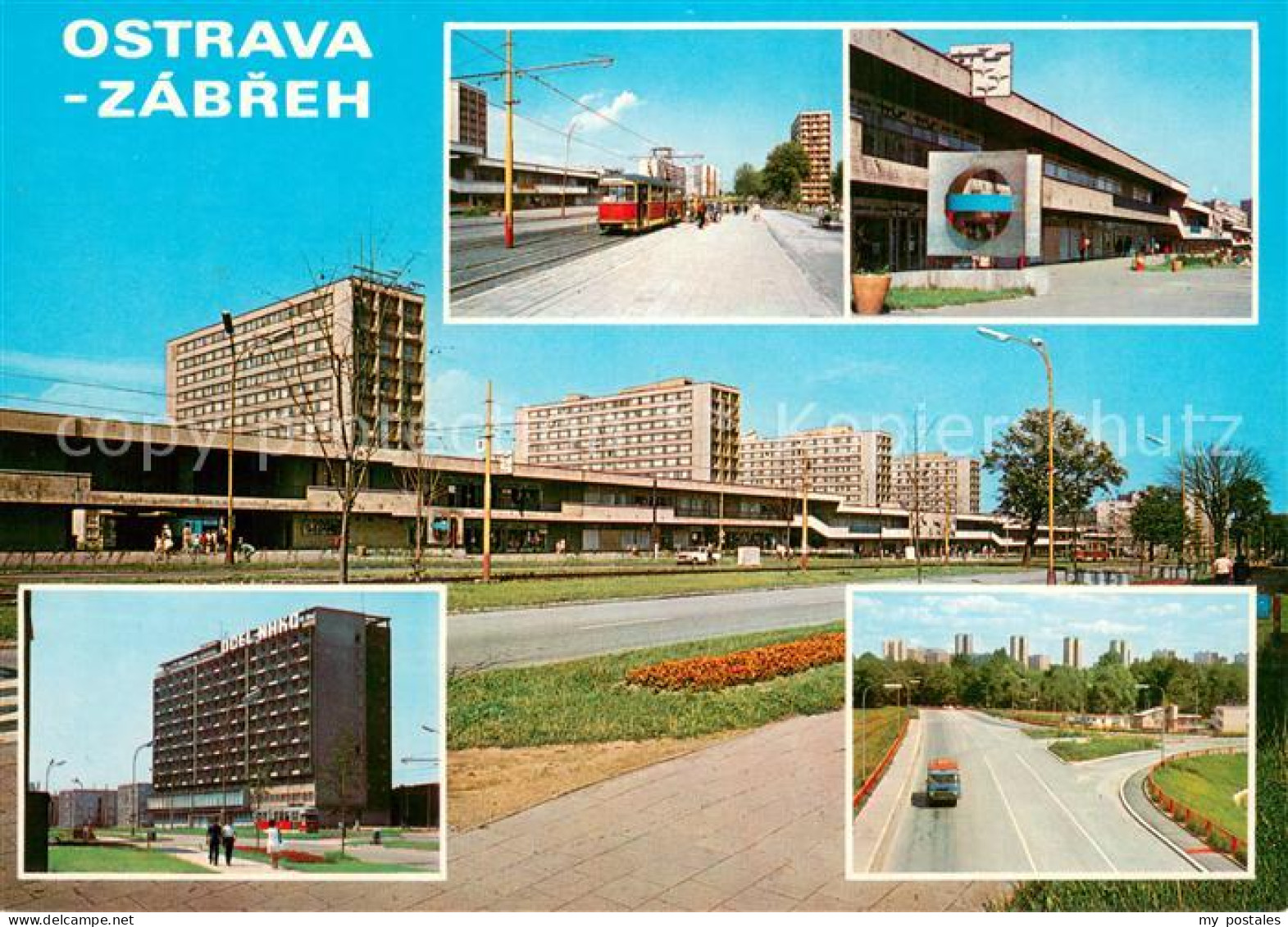 73742846 Ostrava Maehrisch Ostrau Teilansichten Bahnhof Eisenbahn Hotel Einkaufs - Tchéquie