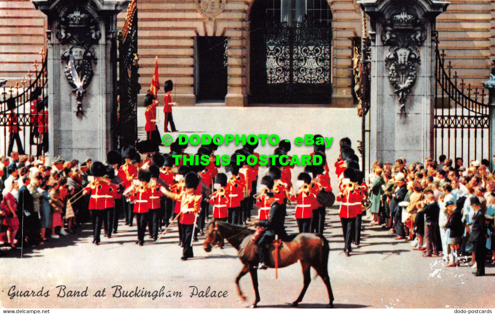 R545325 London. Guards Band At Buckingham Palace. Young Photo. Kodak Ektachrome - Sonstige & Ohne Zuordnung