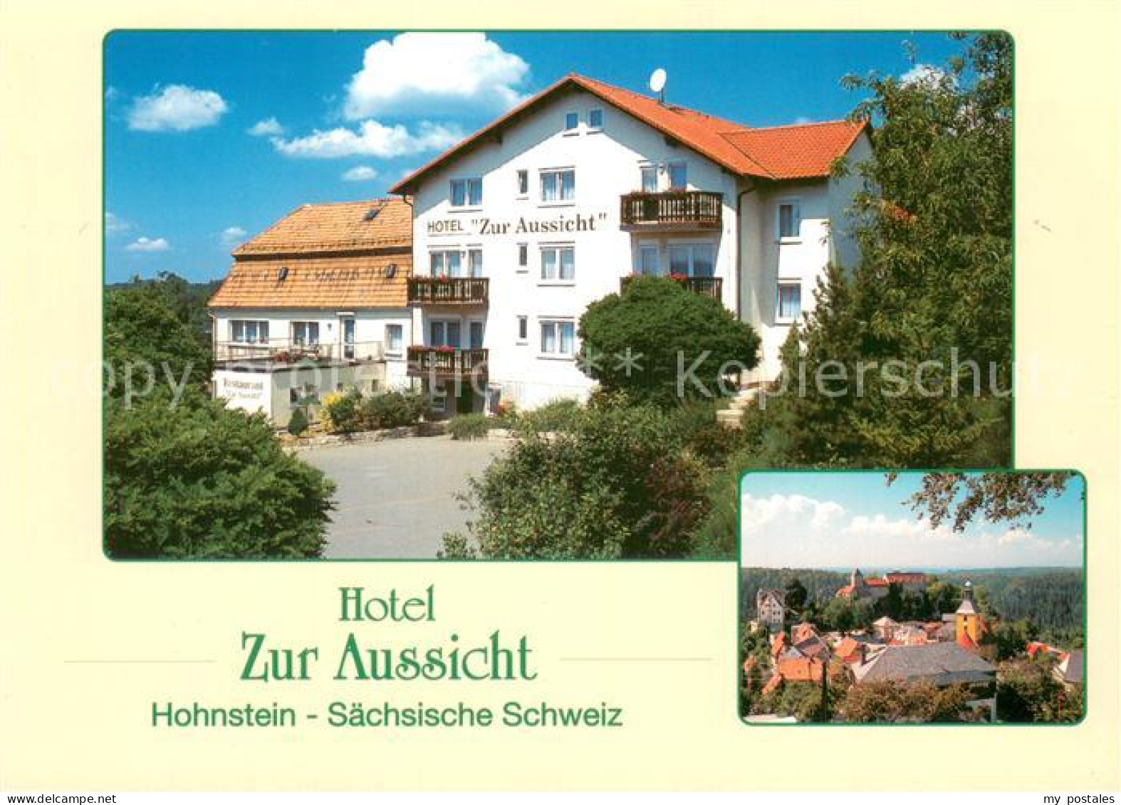 73742743 Hohnstein Saechsische Schweiz Hotel Zur Aussicht Panorama Hohnstein Sae - Andere & Zonder Classificatie