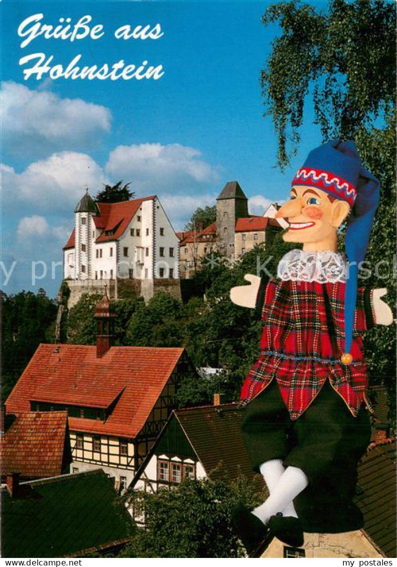 73742737 Hohnstein Saechsische Schweiz Schloss Kasperlefigur Hohnstein Saechsisc - Andere & Zonder Classificatie