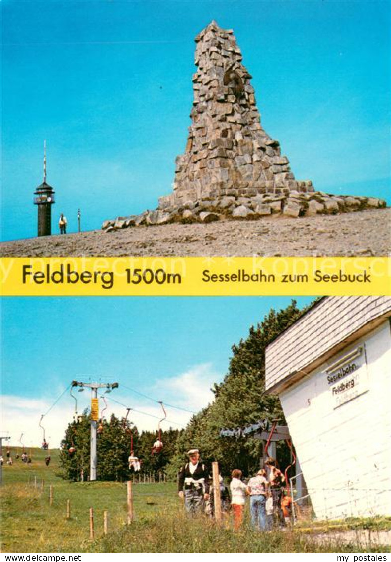 73742714 Feldberg 1450m Schwarzwald Bismarckturm Sesselbahn Zum Seebuck  - Feldberg