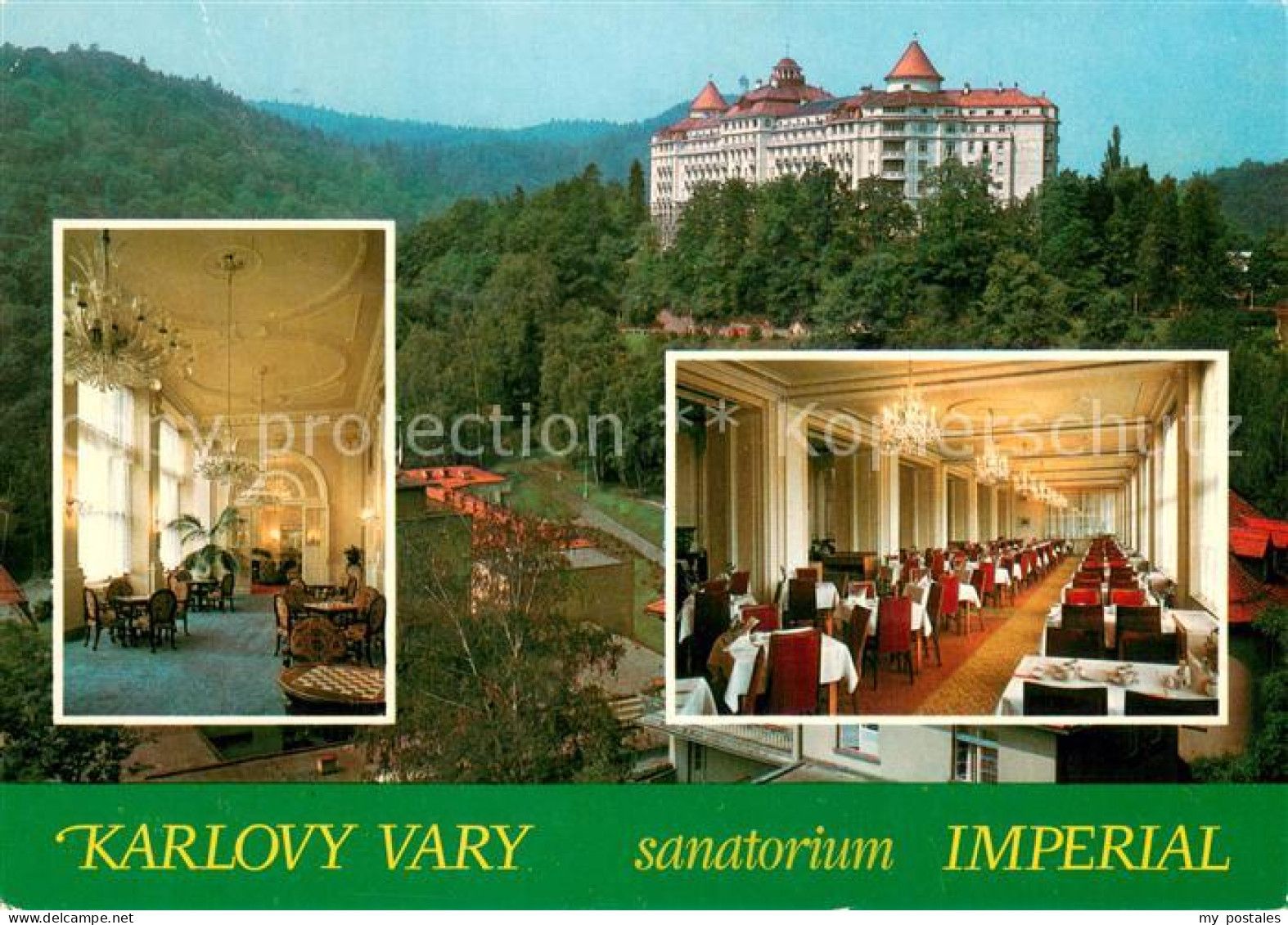 73742699 Karlovy Vary Karlsbad Sanatorium Imperial Foyer Speisesaal  - Tchéquie