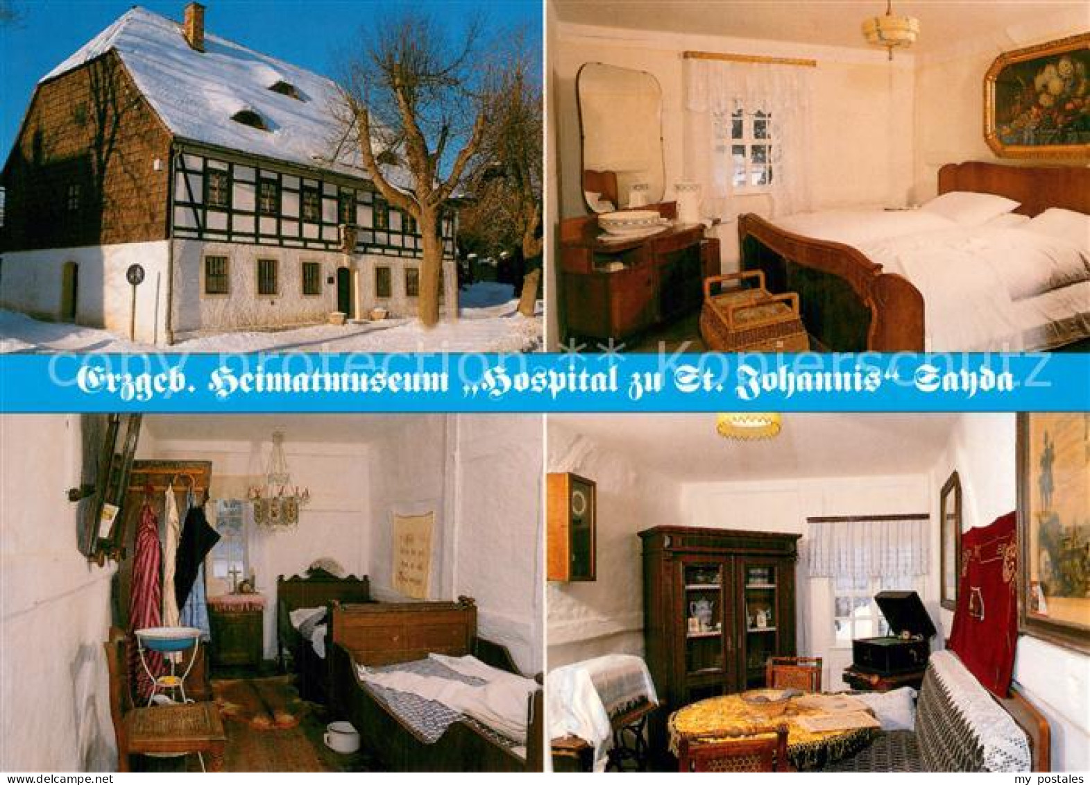 73742668 Sayda Erzgeb Heimatmuseum Hospital Zu St Johannis Schlafraum Um 1880 Un - Andere & Zonder Classificatie