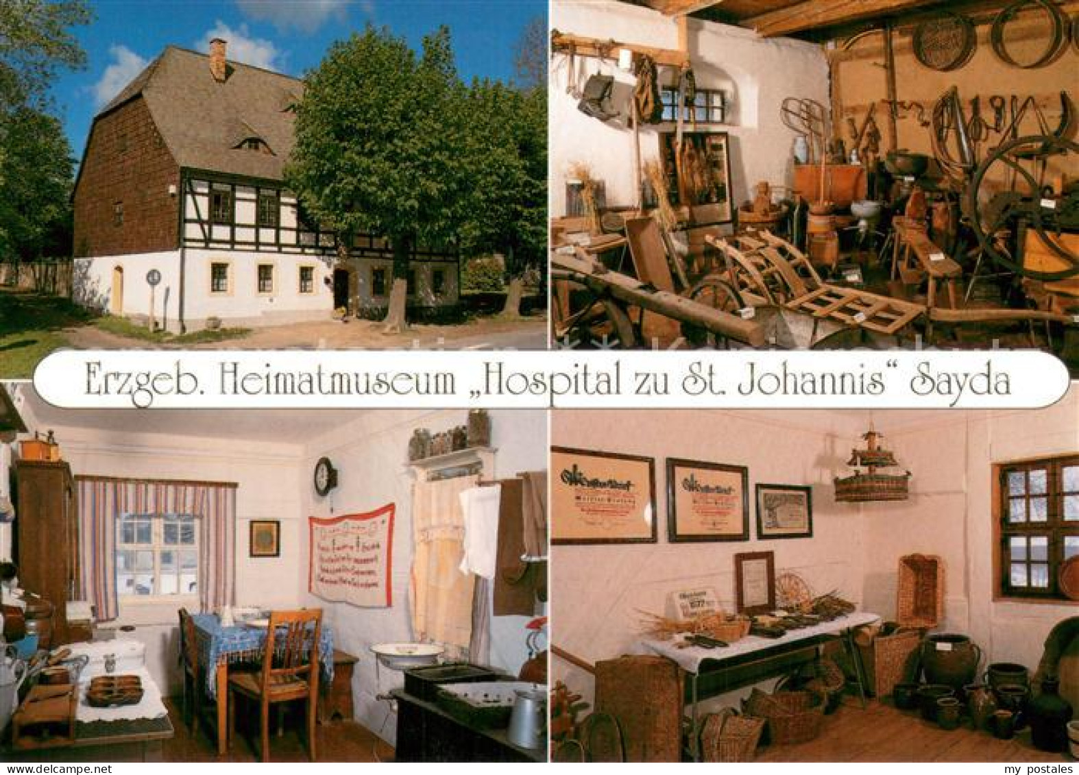 73742667 Sayda Erzgeb Heimatmuseum Hospital Zu St Johannis Kueche Und Handwerk U - Andere & Zonder Classificatie
