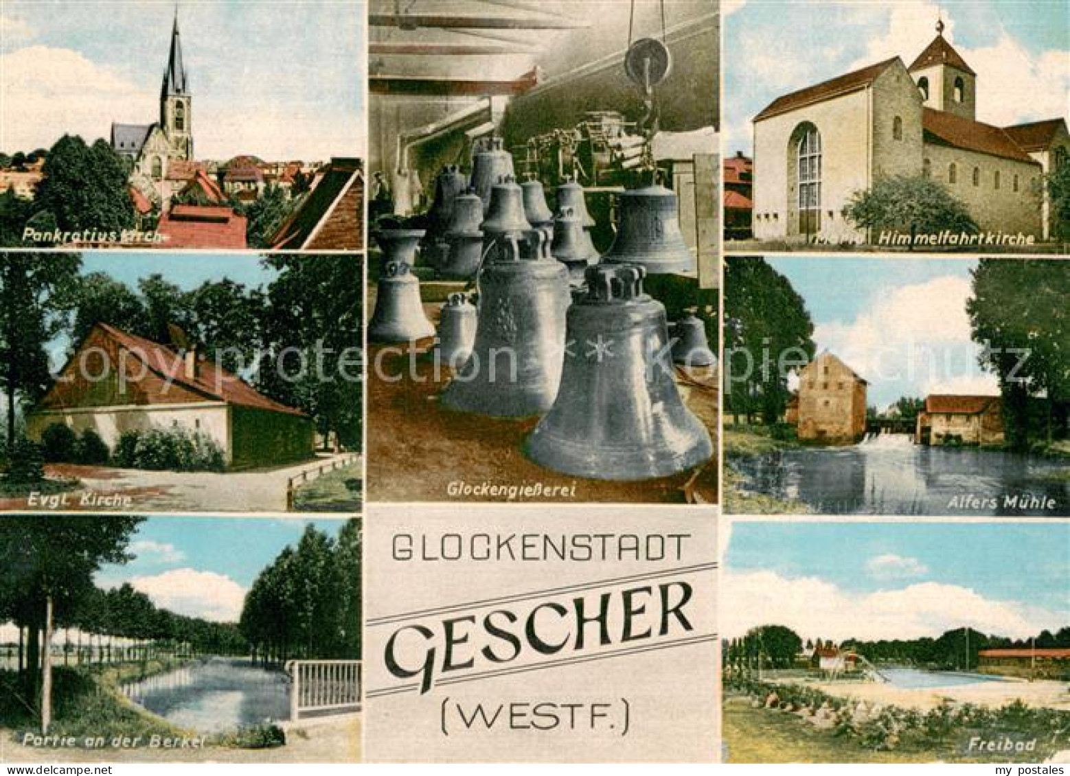 73742646 Gescher Pankratius Kirche Ev Kirche Berkelpartie Glockengiesserei Maria - Gescher