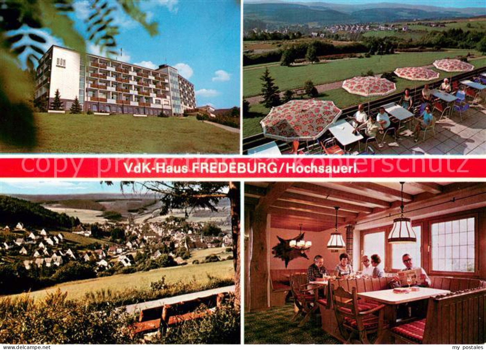 73742641 Schmallenberg VdK Haus Fredeburg Terrasse Panorama Gastraum Schmallenbe - Schmallenberg