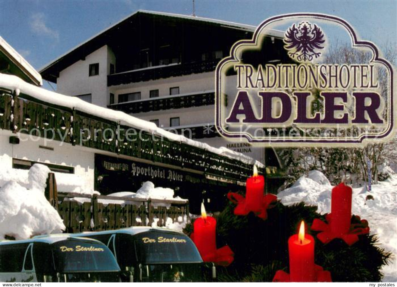 73742632 Jungholz Tirol Hotel Adler Sporthotel Adventskranz Jungholz Tirol - Autres & Non Classés