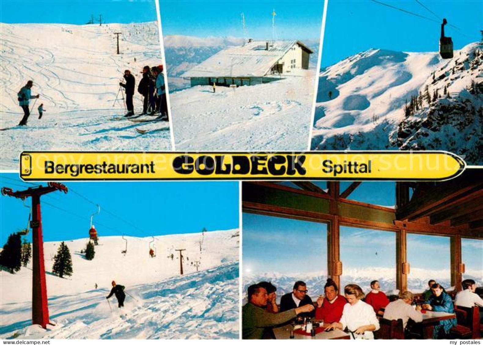 73742623 Spittal Drau Bergrestaurant Goldeck Wintersportplatz Alpen Spittal Drau - Altri & Non Classificati