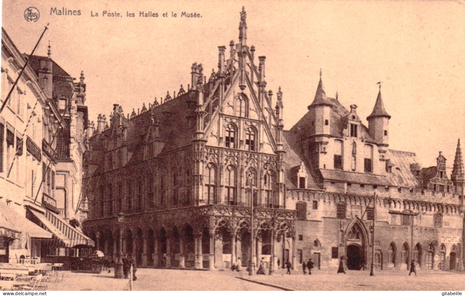 MALINES - MECHEREN - La Poste - Les Halles - Le Musée - Malines