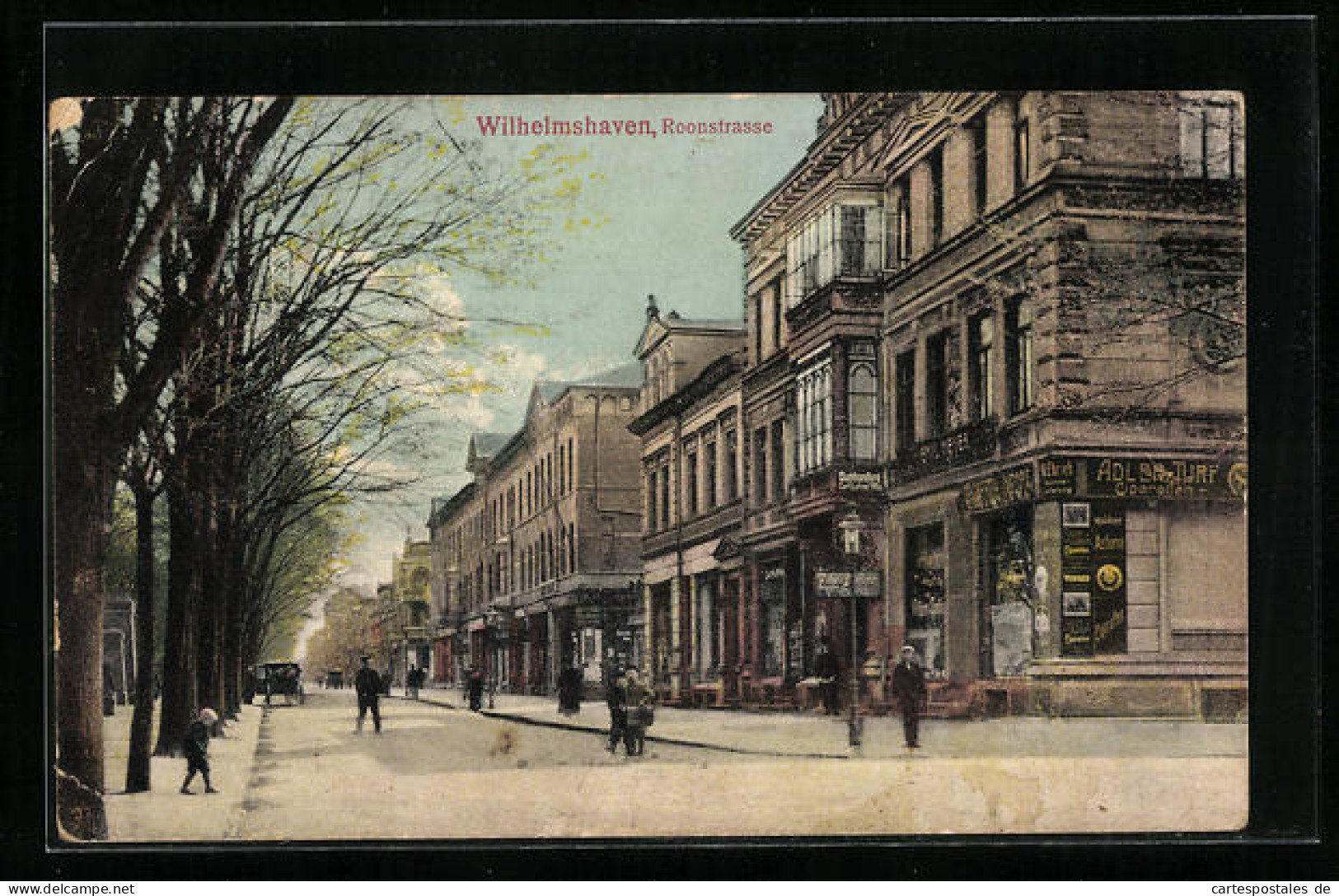 AK Wilhelmshaven, Blick In Die Roonstrasse  - Wilhelmshaven