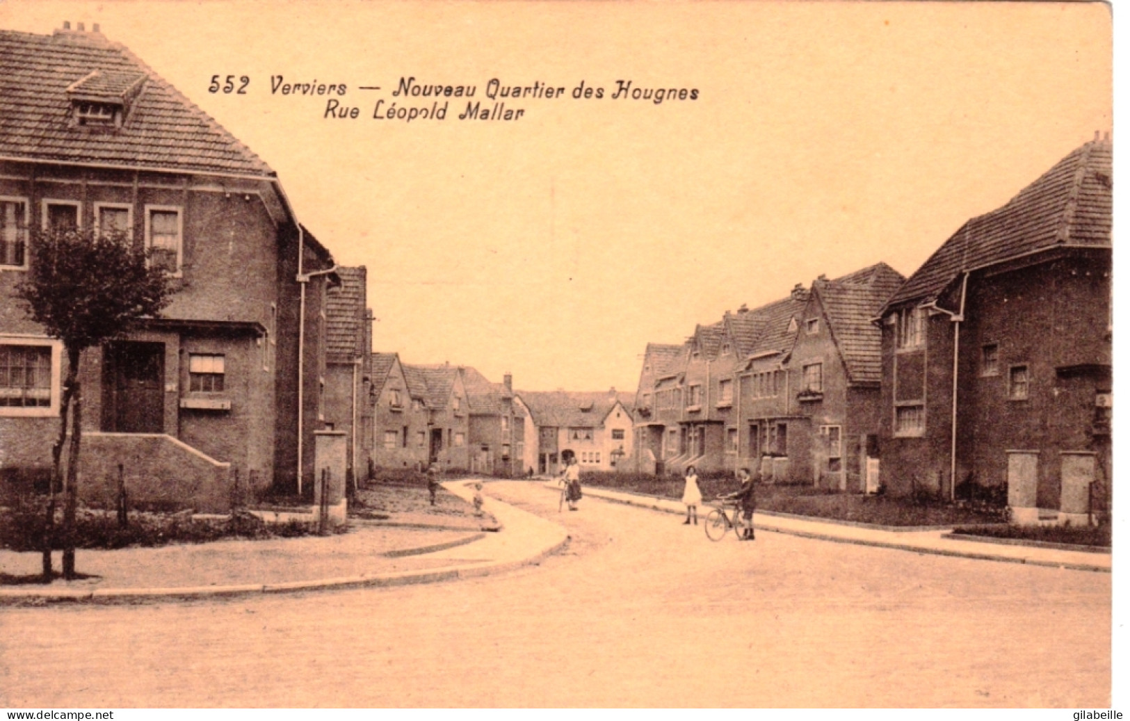 Liege - VERVIERS - Nouveau Quartier Des Hougnes - Rue Leopold Mallar - Verviers