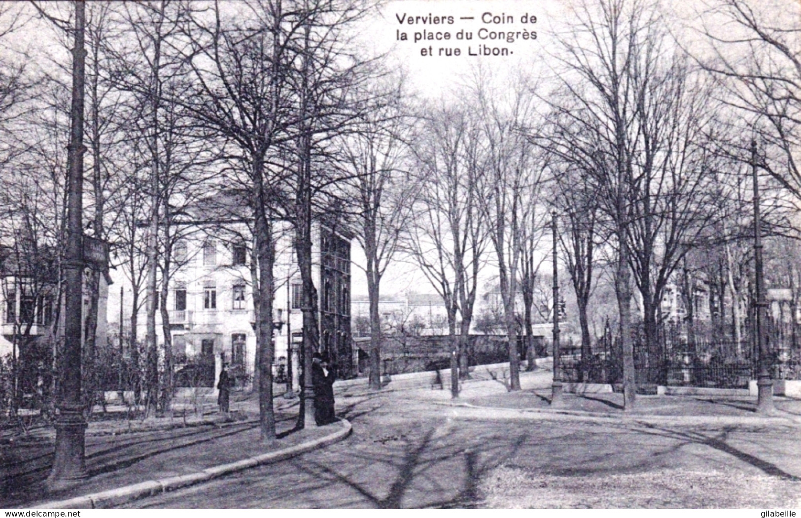 Liege - VERVIERS - Coin De La Place Du Congres Et Rue Libon - Verviers