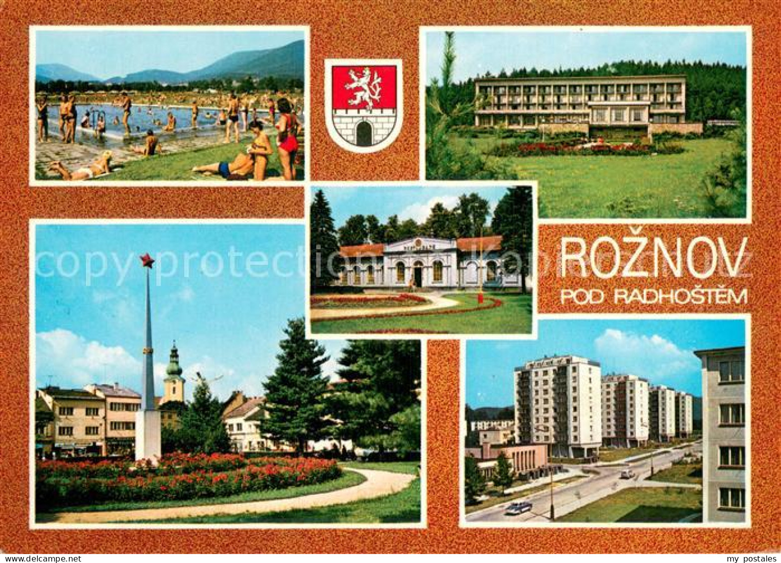 73742597 Roznov Pod Radhostem Freibad Hotel Platz Wohnsiedlung Hochhaeuser Rozno - Tchéquie