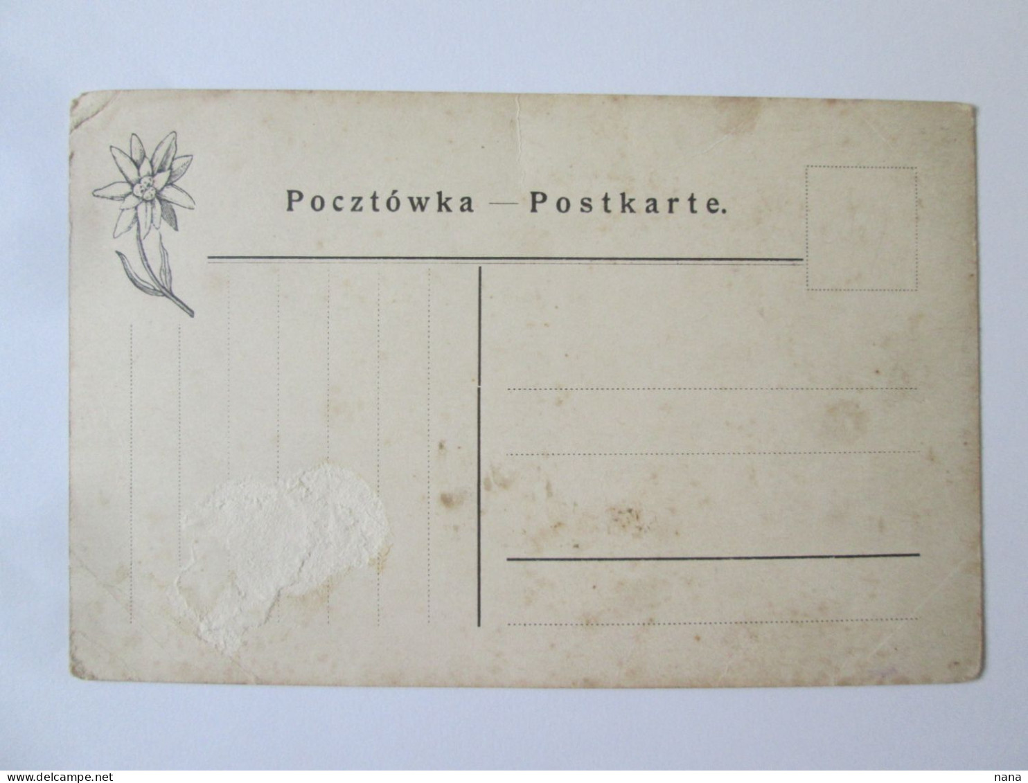 Pologne-Tatras/Czarny Staw Pod Kosc.(1620 M) Carte Postale 1905/Poland-Tatra Mountains Unused Postcard 1905 - Polonia