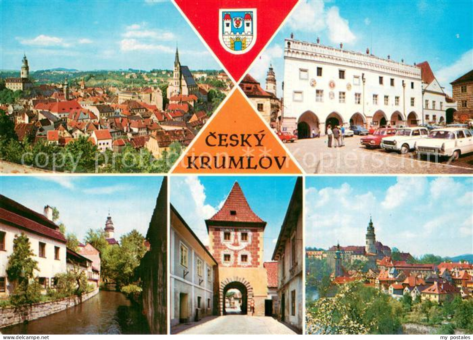 73742591 Cesky Krumlov Stadtpanorama Mit Kirche Motive Innenstadt Stadttor Cesky - Tchéquie