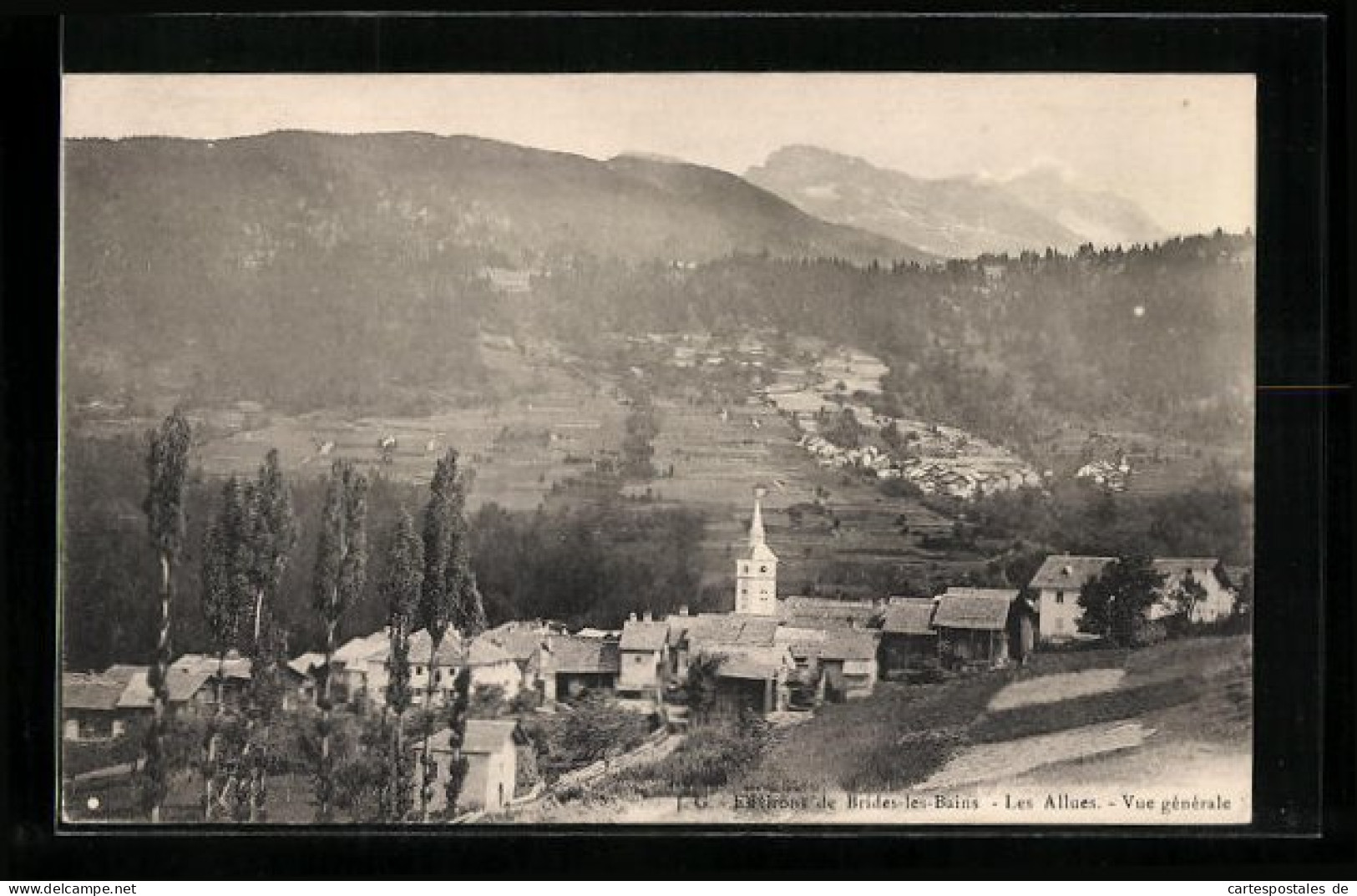 CPA Brides-les-Bains, Les Allues, Vue Générale  - Brides Les Bains