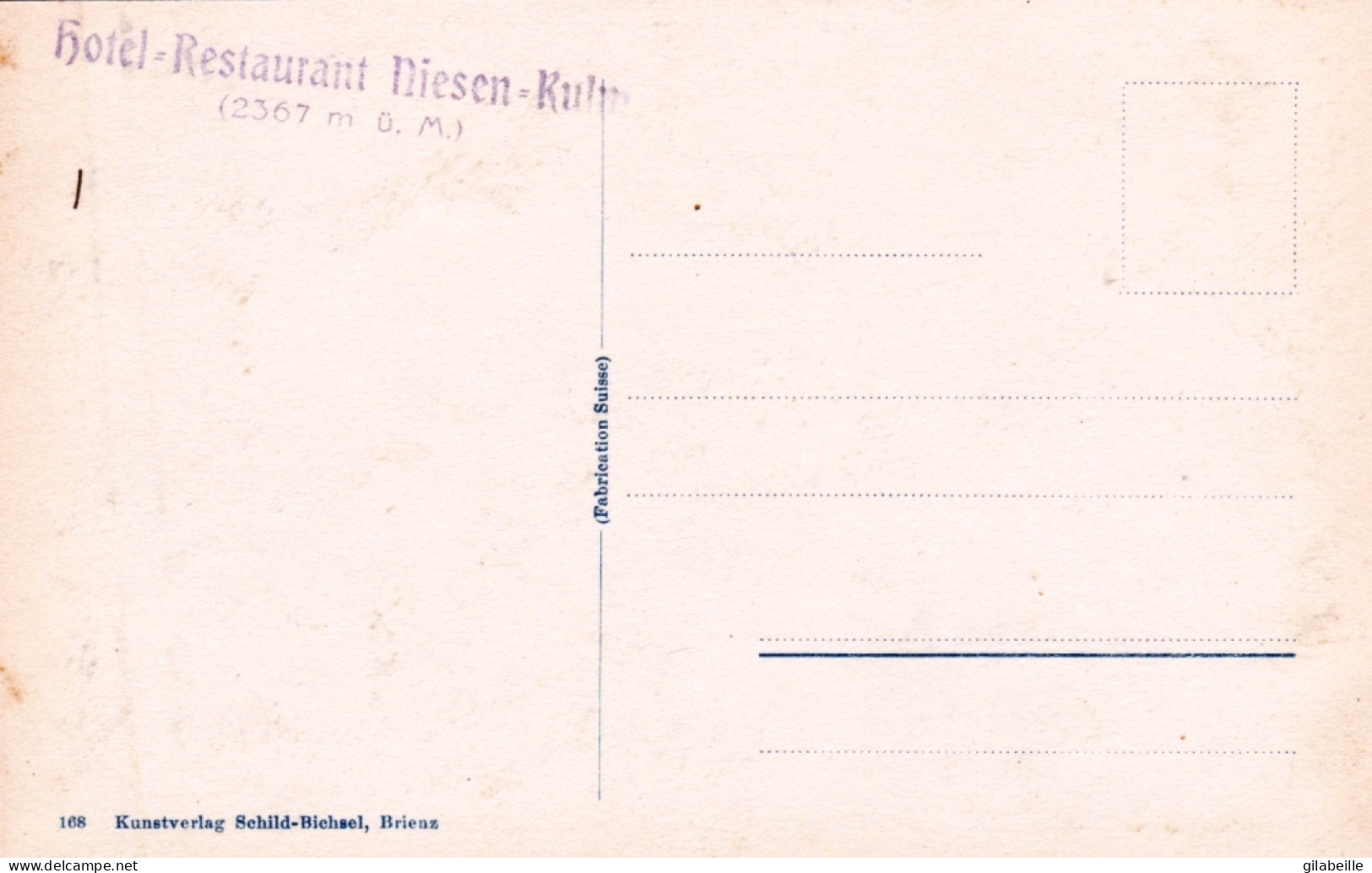 Bern - Hotel Restaurant  NIESEN KULM - Altri & Non Classificati