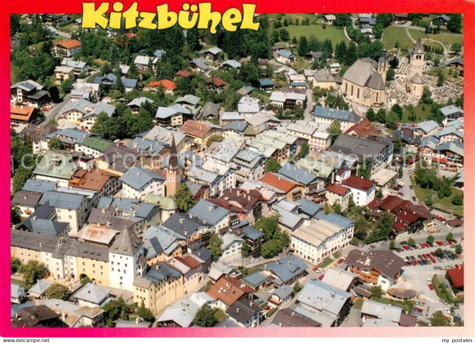 73742574 Kitzbuehel Tirol Fliegeraufnahme Kitzbuehel Tirol - Altri & Non Classificati