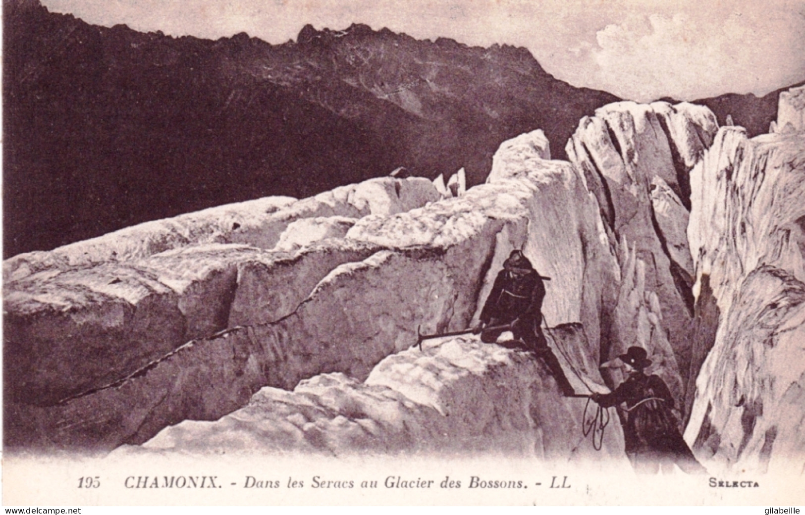 74 - CHAMONIX - Dans Les Seracs Au Glacier Des Bossons - Alpinisme - Chamonix-Mont-Blanc