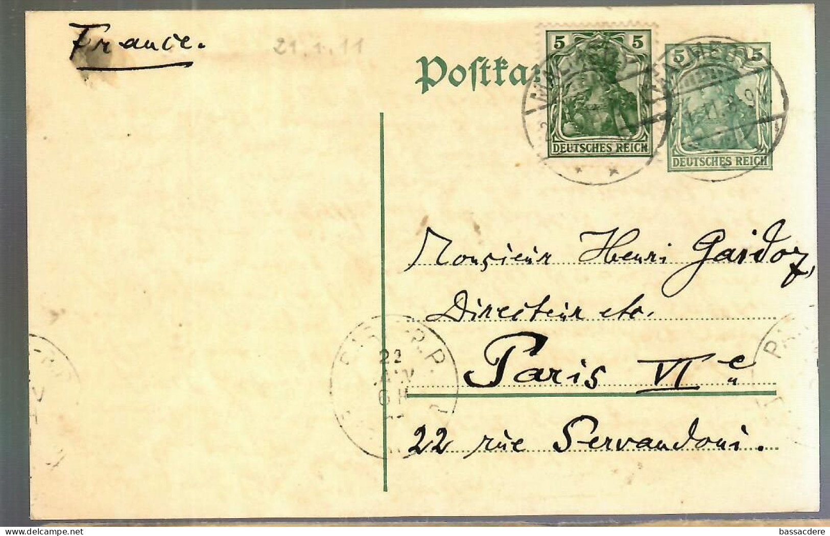 79873 -   MALMEDY Pour La France - Storia Postale