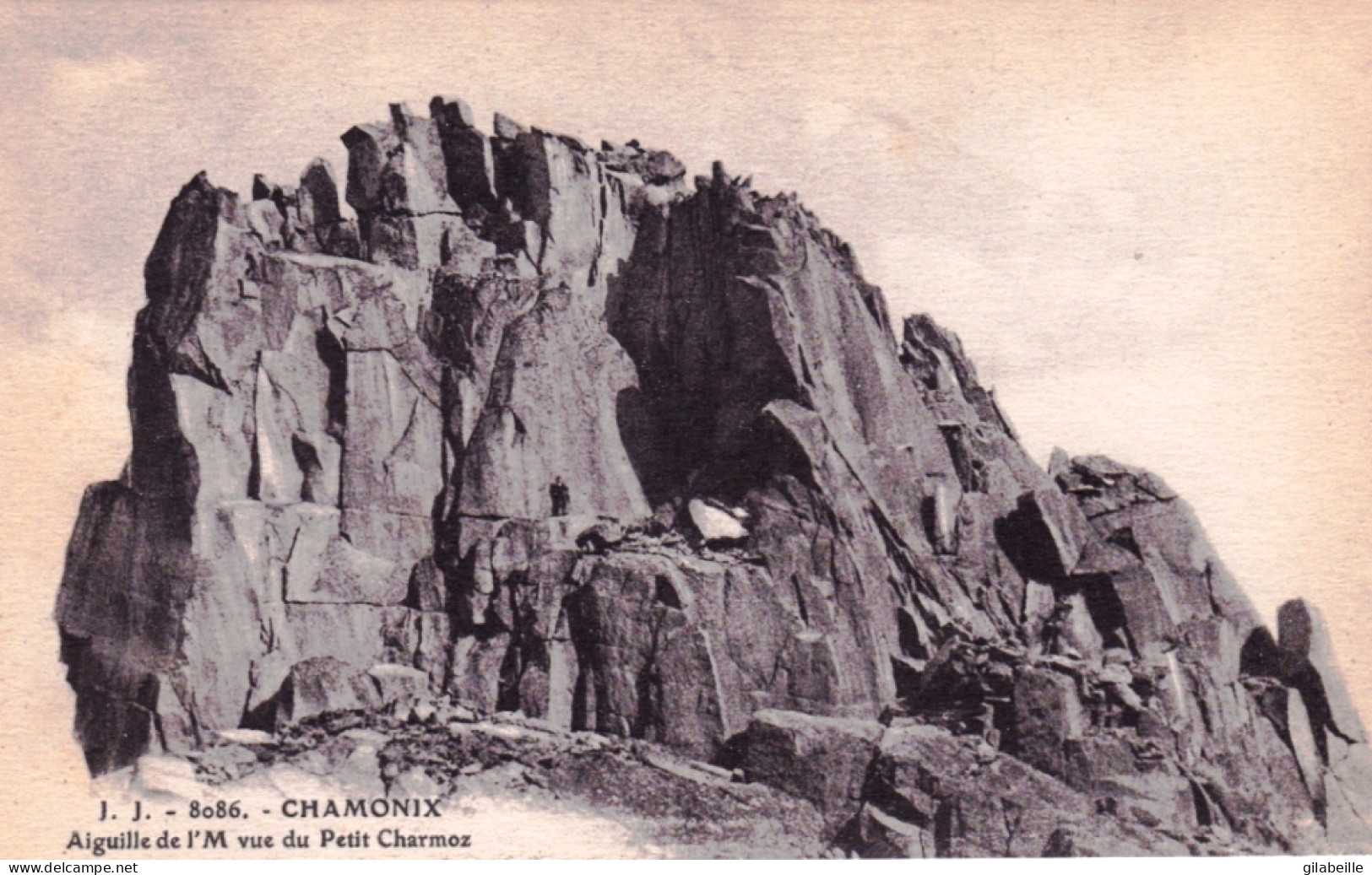 74 - Haute Savoie - CHAMONIX -  Aiguille De L'M Vue Du Petit Charmoz - Chamonix-Mont-Blanc