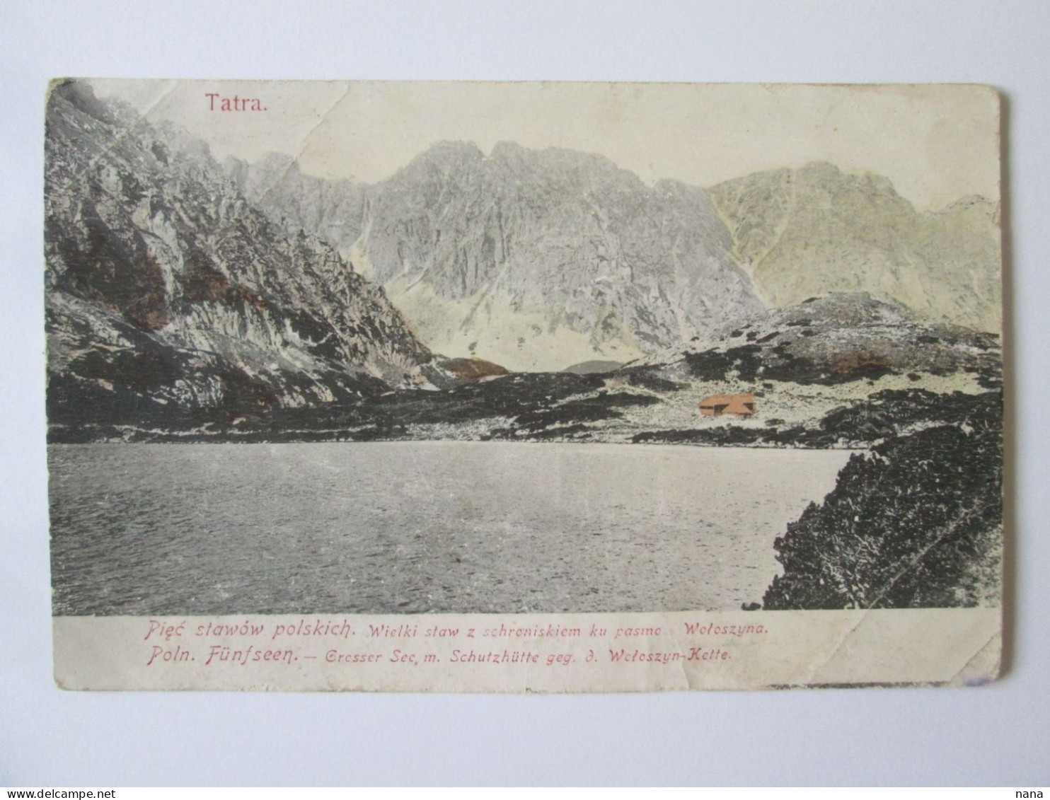 Pologne-Tatras/Piec Stawow Polskich Carte Postale 1905/Poland-Tatra Mountains Unused Postcard 1905 - Polen