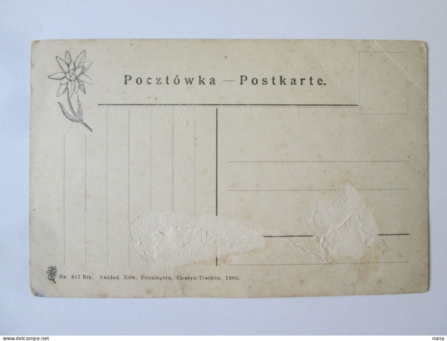 Pologne-Tatras/Piec Stawow Polskich Carte Postale 1905/Poland-Tatra Mountains Unused Postcard 1905 - Polonia