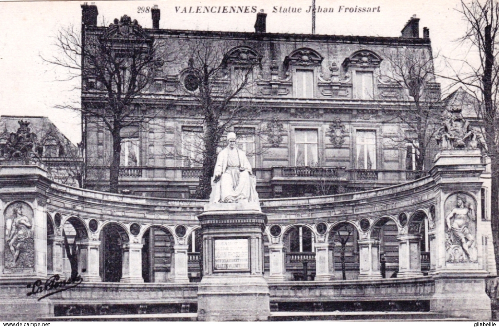 59 - VALENCIENNES -   Statue Jehan Froissart - Valenciennes