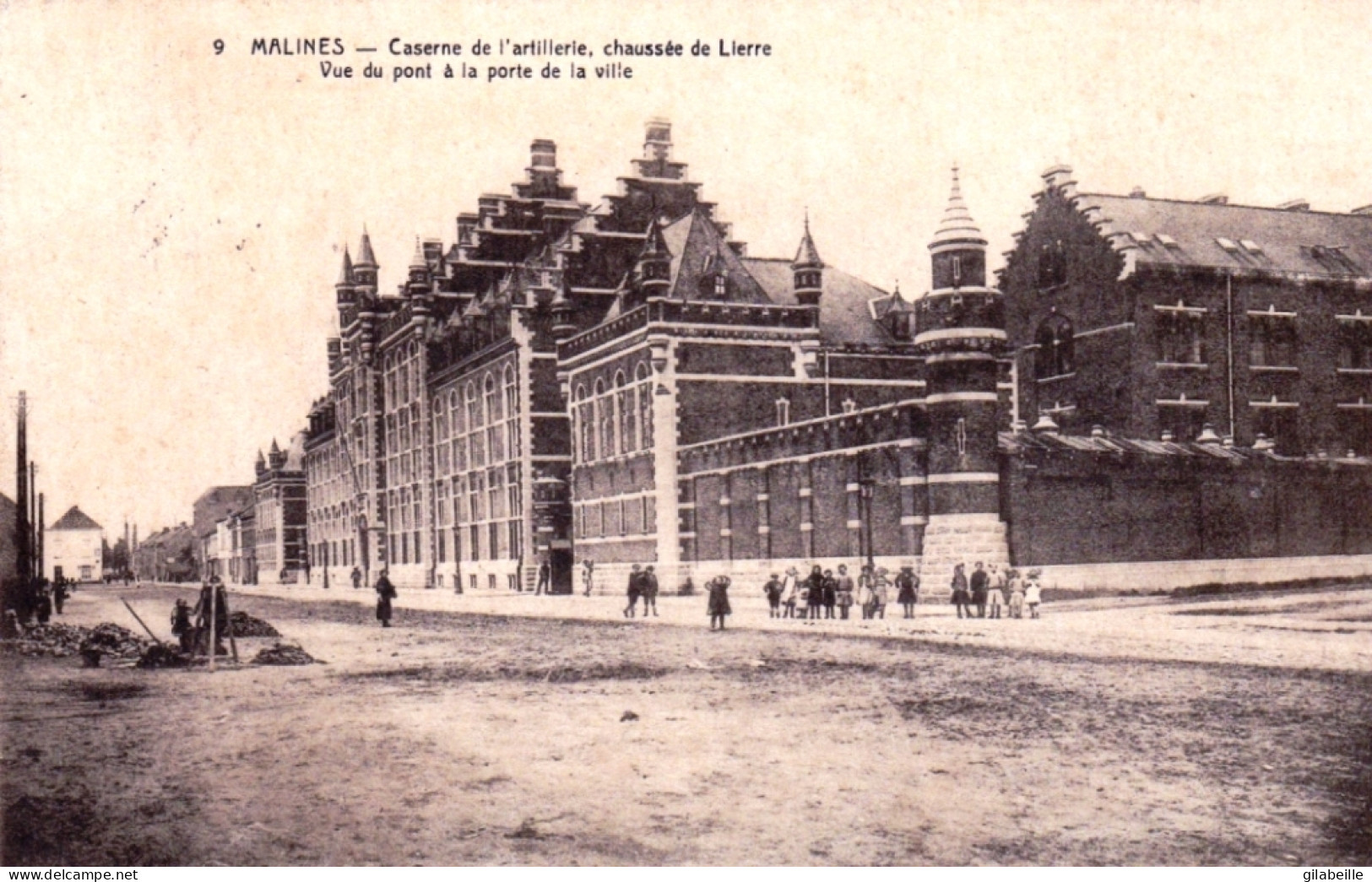 MALINES - MECHELEN - Caserne De L'artillerie - Chaussée De Lierre - Animée - Mechelen