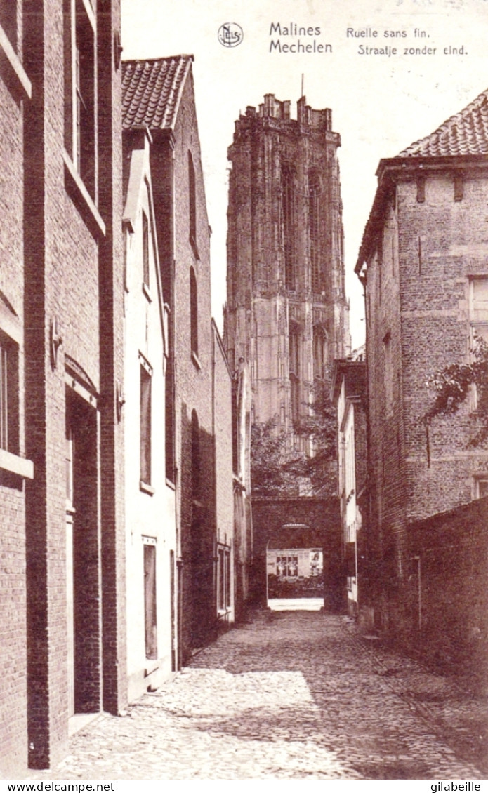 MALINES - MECHELEN - Ruelle Sans Fin - Straatje Zonder Eind - Mechelen