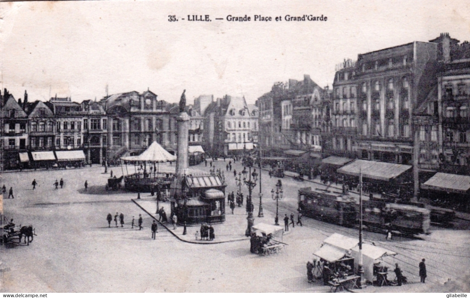 59 - LILLE - Grande Place Et Grand'garde - Lille