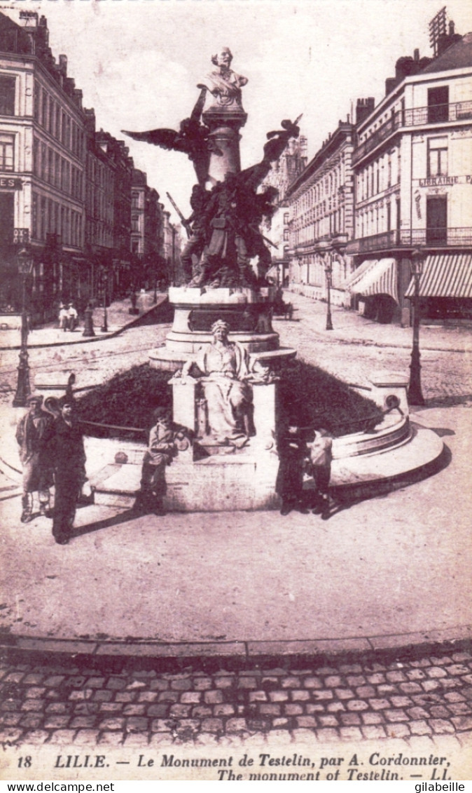 59 - LILLE -   Le Monument De Testelin Par A.Cordonnier - Lille