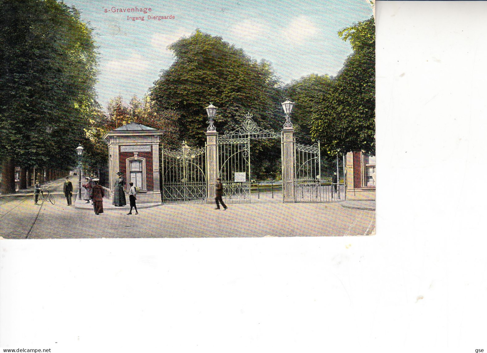 PAESI BASSI  1909 - Gravenhage - Ingang Diergaarde - Sammlungen & Sammellose