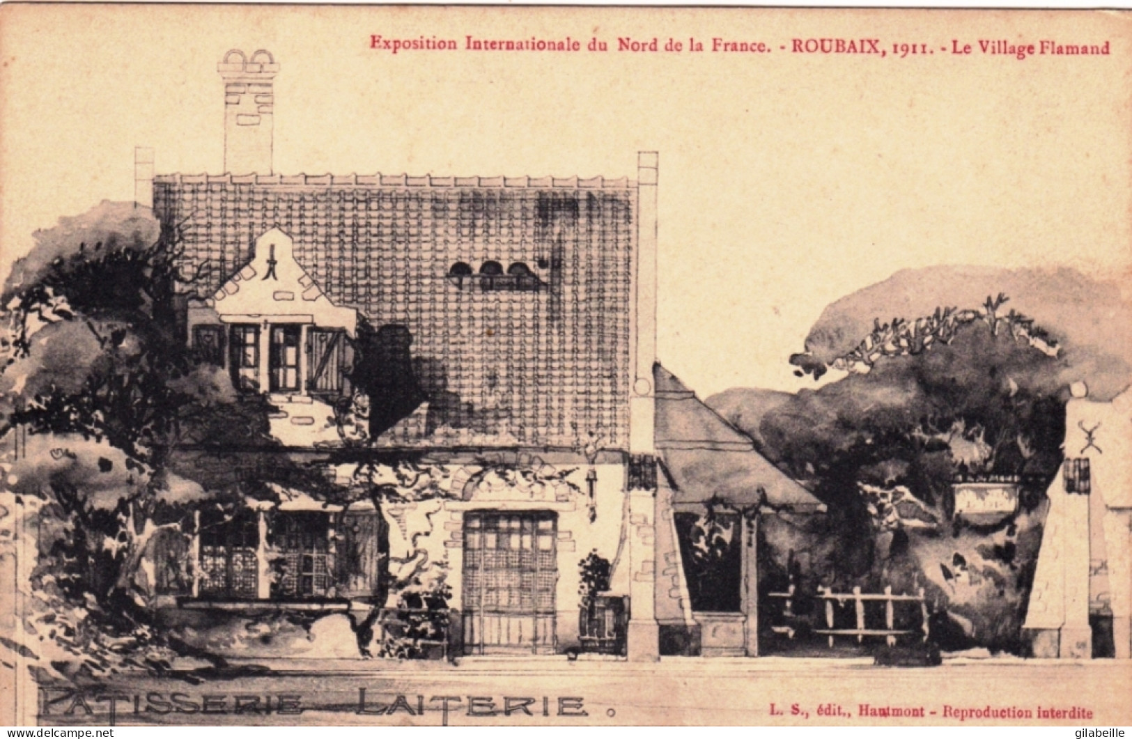 59 - ROUBAIX - Exposition Du Nord De La France - 1911 - Le Village Flamand - Roubaix
