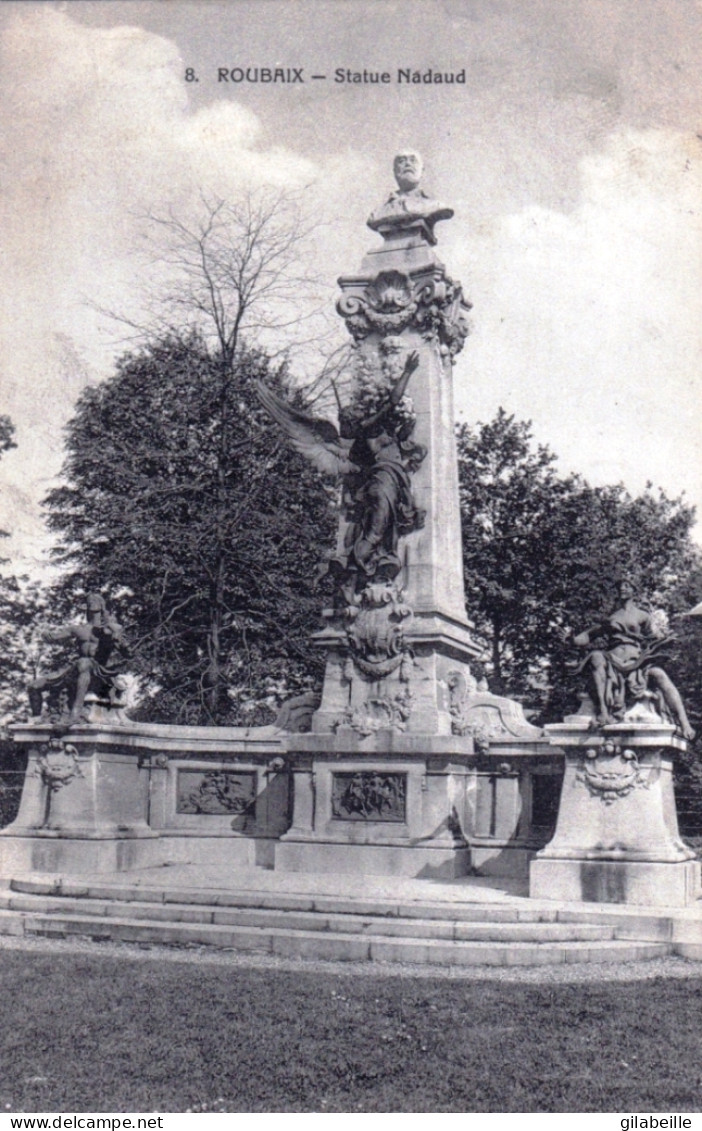 59 - ROUBAIX - Statue Nadaud - Roubaix