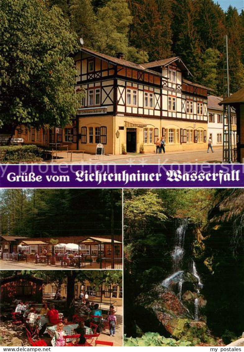 73742459 Bad Schandau Gasthof Lichtenhainer Wasserfall Endstation Der Kirnitzsch - Bad Schandau