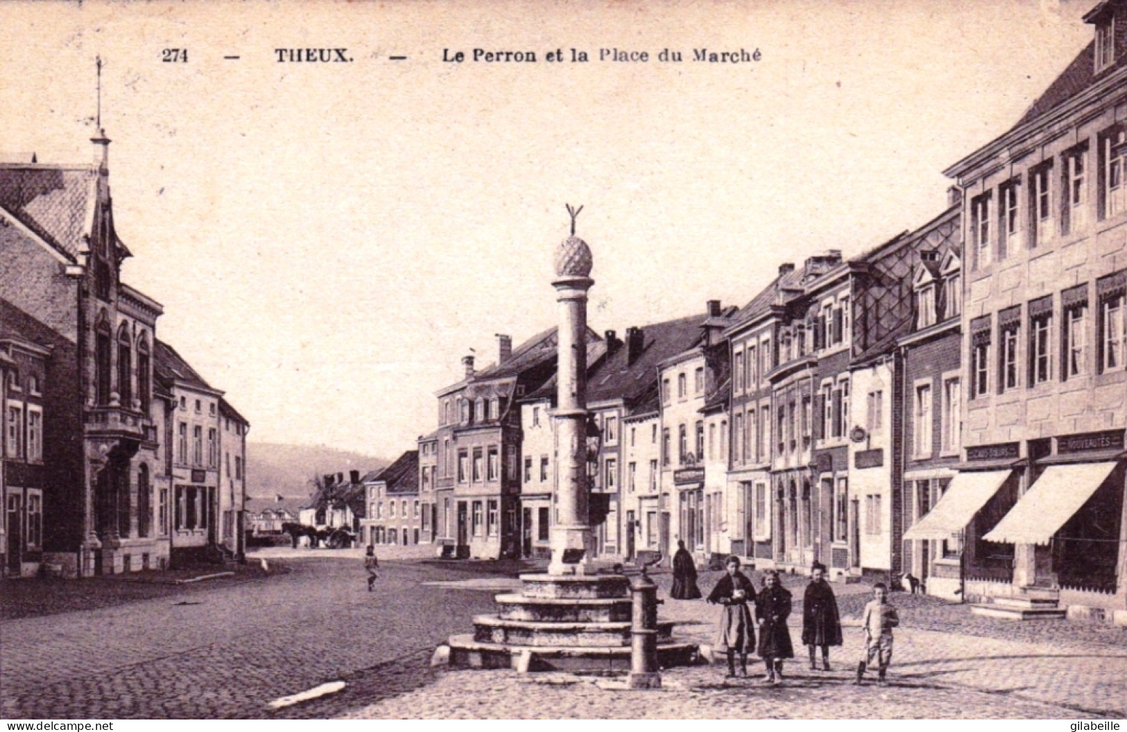 THEUX  - Le Perron Et La Place Du Marché - Theux