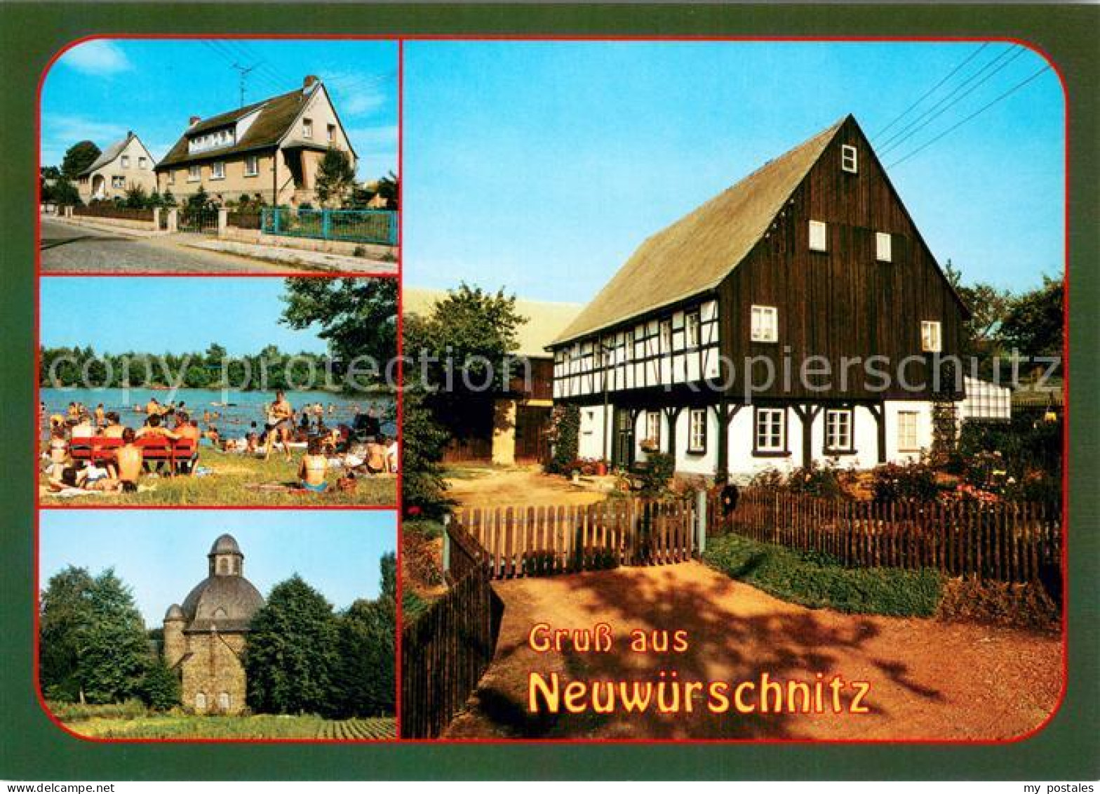 73742444 Neuwuerschnitz Oelsnitz Eigenheime Umgebindehaus Waldbad Lutherkirche  - Oelsnitz I. Erzgeb.