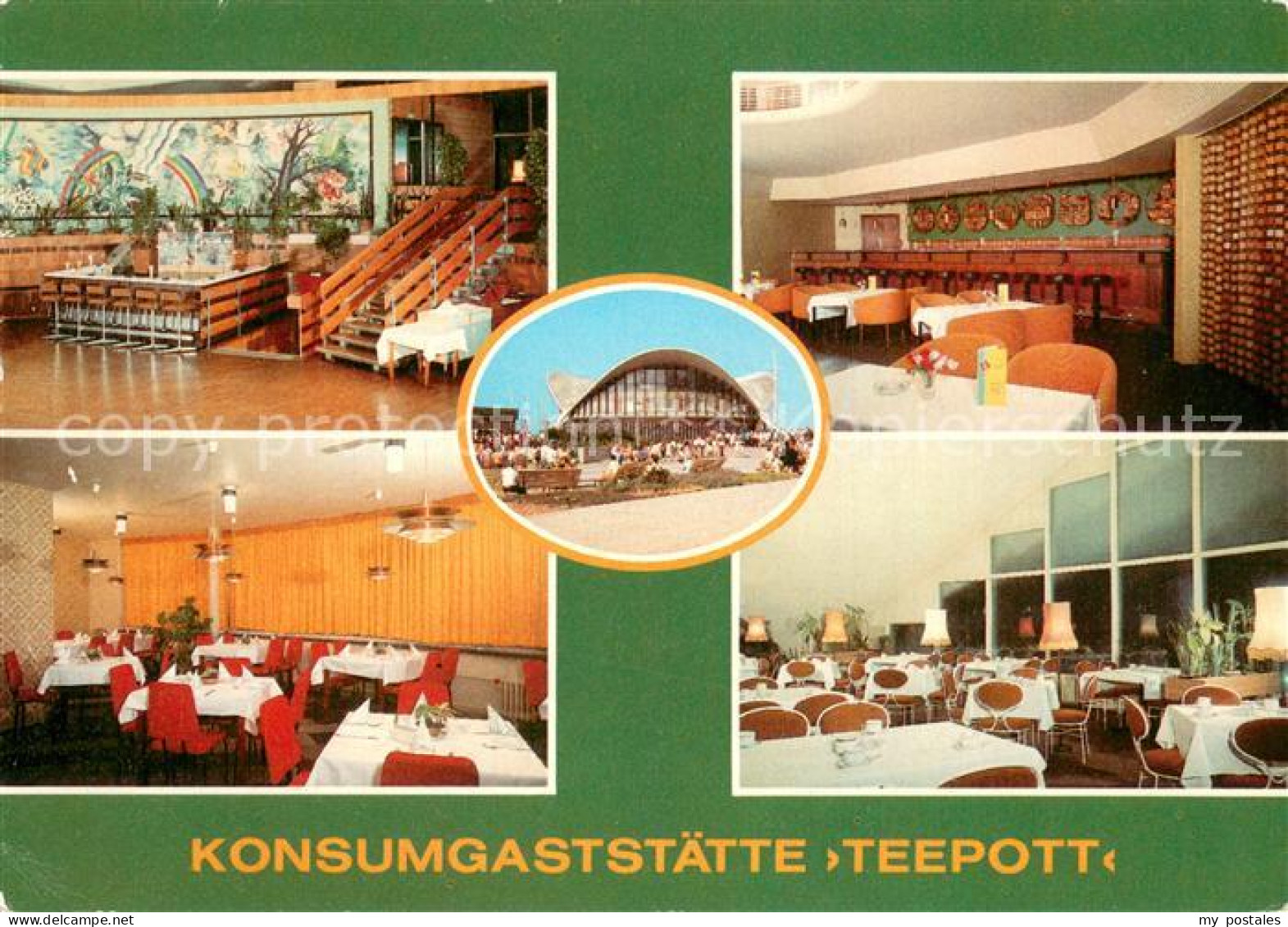 73742437 Rostock-Warnemuende Konsumgaststaette Teepott Bar Aussenansicht Restaur - Rostock